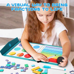 Magnetic Fraction Learning Book – Math Learning Toy for Kids