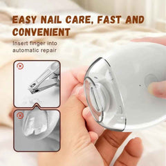 USB Rechargeable Electric Nail Trimmer & Grinder for Kids