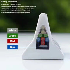 Solar Powered LED Flashing Shark Fin – Wireless Car Safety & Style Light