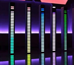 Rechargeable Smart RGB sound activated Rhythm Light Bar (Size 181 mm x 16 mm)