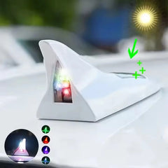 Solar Powered LED Flashing Shark Fin – Wireless Car Safety & Style Light