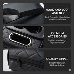 5 in 1 Premium Car Armrest Cushion with Cup Holder & Storage Organizer