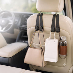 Car Headrest Hooks – Heavy-Duty Seat Back Hangers (Pack of 2)