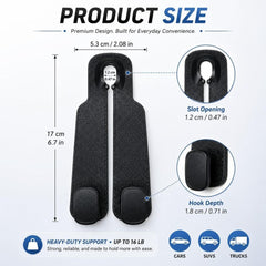 Car Headrest Hooks – Heavy-Duty Seat Back Hangers (Pack of 2)
