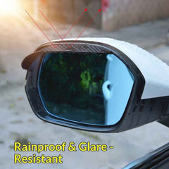 Car Side Mirror Rain Guard – Reduce Glare & Reflections - 2 Piece