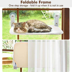 Cat Hanging Hammock Bed – Foldable Window Perch for Cats