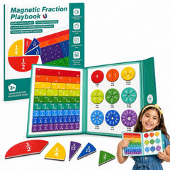 Magnetic Fraction Learning Book – Math Learning Toy for Kids
