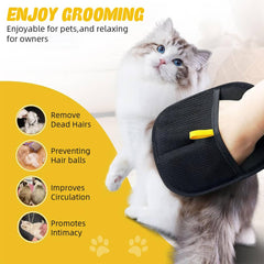 Pet Hair Removal Glove – Gentle Grooming for Dogs & Cats