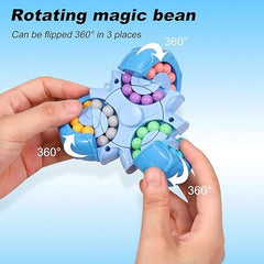 Magical Bean Speed Spin Puzzle – Rotating Stress Relief & Focus Fidget Toy