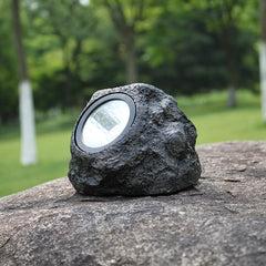 Solar Rock 3W LED Garden Light – Weatherproof Outdoor Stone Light