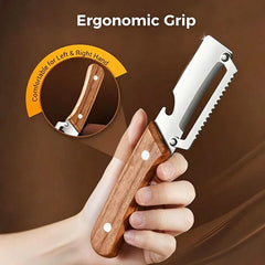 3-in-1 Premium Stainless Steel Vegetable Peeler with Bottle Opener